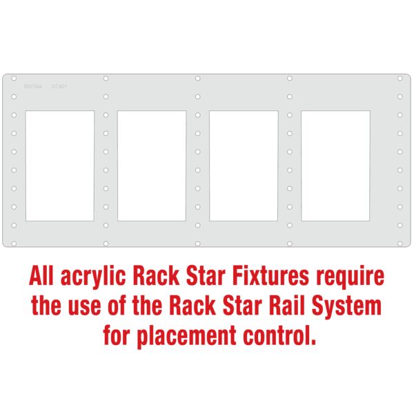 DC401S Decanter Only Rack Star Fixture-Holds 4 Thumbnail