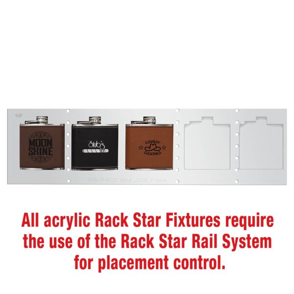 6 oz. JDS Flask Fixture - Holds 5 Thumbnail