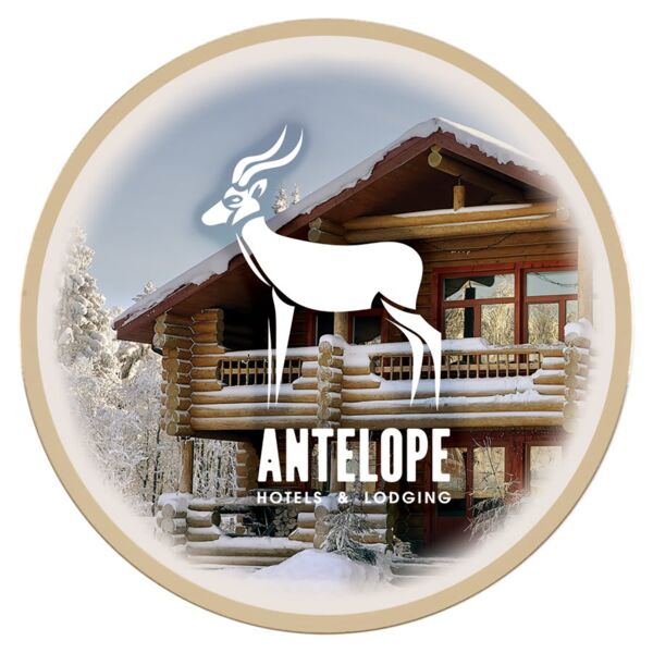 4 1/4" Sublimatable Aluminum Disc with Border Thumbnail