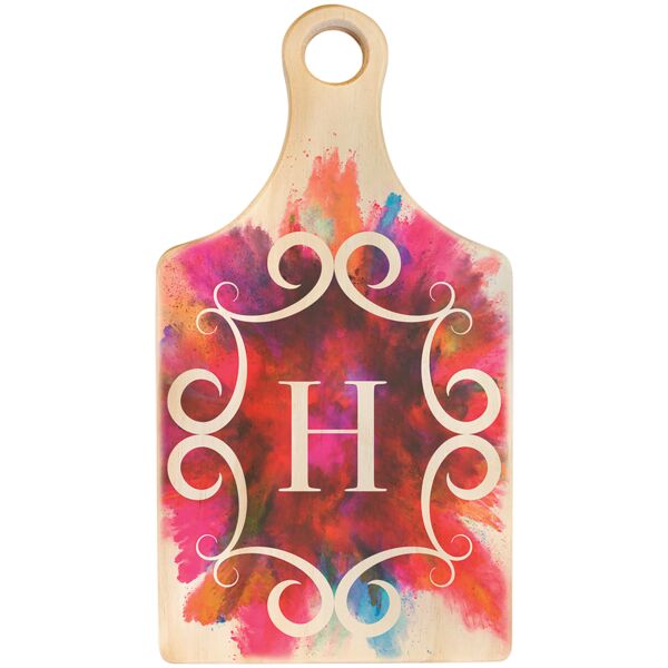 13 1/2" x 7" Sublimatable Paddle Shaped Wood Cutting Board Thumbnail