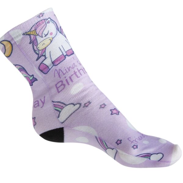 Unisex Kids Crew Socks (1 Pair) Thumbnail