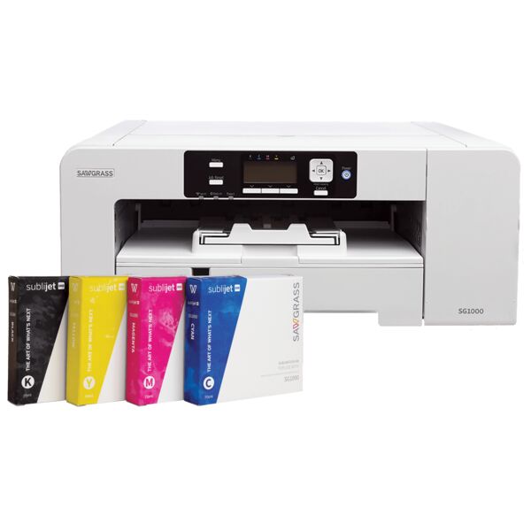 Sawgrass SG1000 Sublimation Printer Package with 4-70ml Extended Ink Cartridges Thumbnail