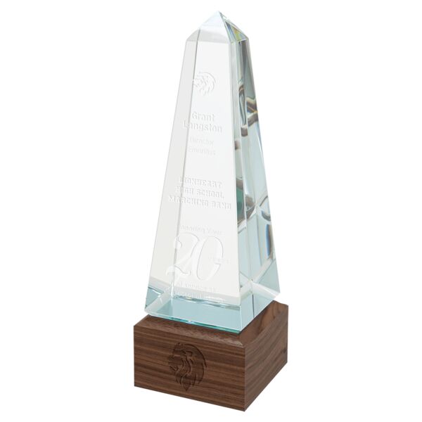 9 3/4" Obelisk Sierra Glass with Base Thumbnail