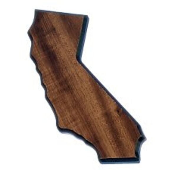 7" x 19 3/8" Finish Edge California State Plaque Thumbnail