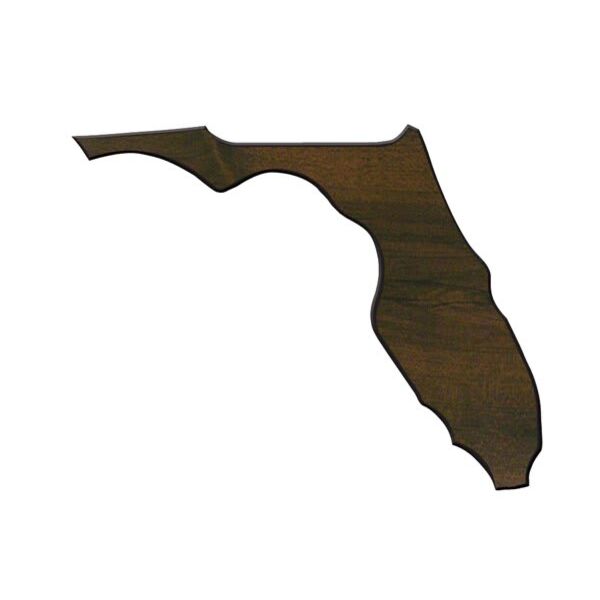 9 1/2" x 11" Finish Edge Florida State Plaque Thumbnail