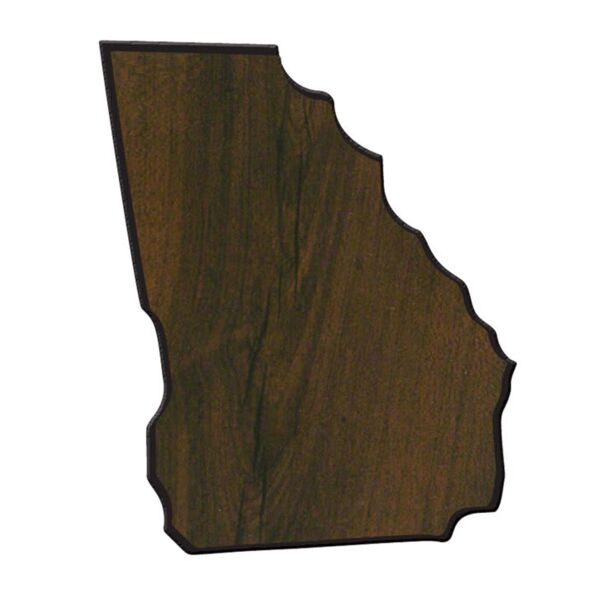9" x 12" Finish Edge Georgia State Plaque Thumbnail