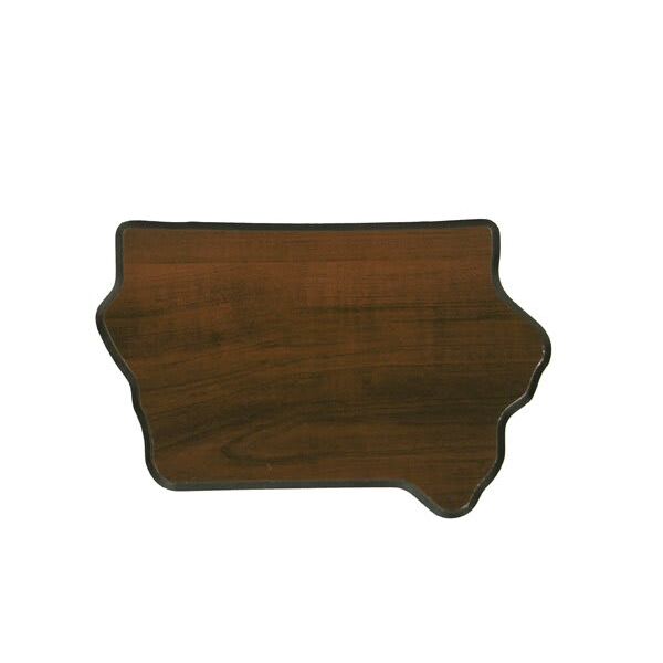 4 3/4" x 7 1/2" Finish Edge Iowa State Plaque Thumbnail