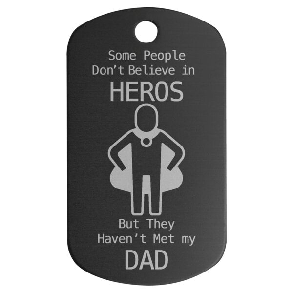 1" x 2" Anodized Aluminum G.I. Tag Thumbnail