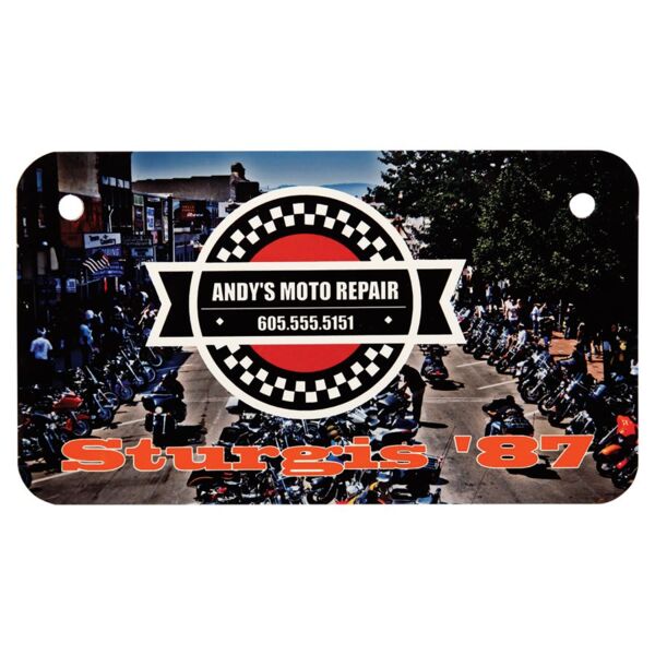 7" x 4" x .025" Sublimatable UVSub Aluminum Motorcycle License Plate Thumbnail