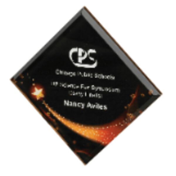 6" x 6" Star Galaxy Acrylic Plaque with Adhesive Backing Replacement Piece Thumbnail