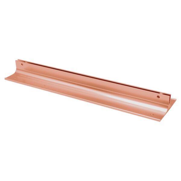 10", Polished , Kota Pro Aluminum Corridor Bracket, Fits 1/8" Thick Plastic Insert Thumbnail