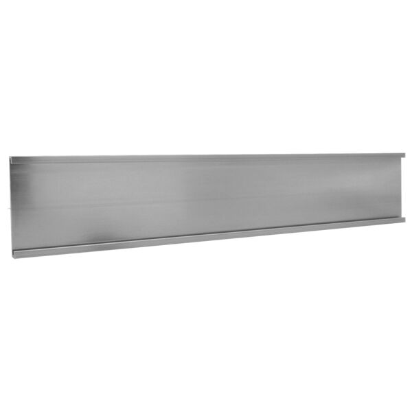 1 1/2" x 4", Satin , Kota Pro Aluminum Wall Bracket without Mounting Holes, Fits 1/16" Thick Plastic Insert Thumbnail