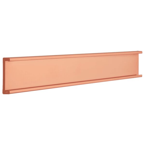 1" x 6", Polished , Kota Pro Aluminum Wall Bracket without Mounting Holes, Fits 1/16" Thick Plastic Insert Thumbnail