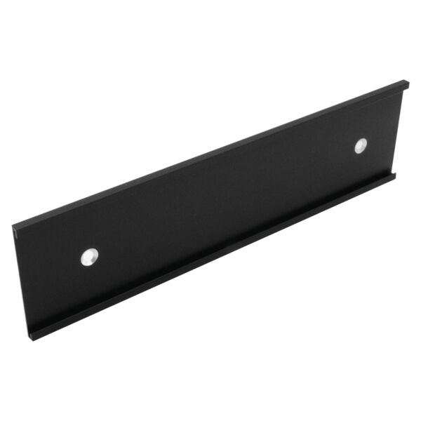 2" x 6", Kota Pro Aluminum Wall Bracket with Mounting Holes, Fits 1/8" Thick Plastic Insert Thumbnail