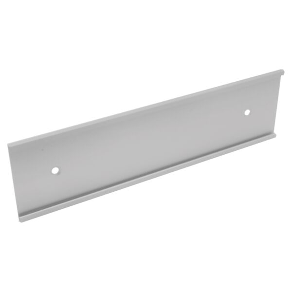 4" x 6", Satin , Kota Pro Aluminum Wall Bracket with Mounting Holes, Fits 1/8" Thick Plastic Insert Thumbnail