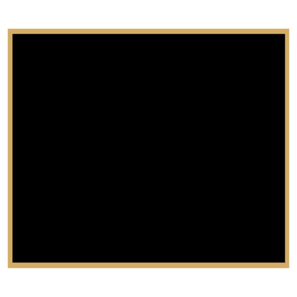 3 1/8" x 3 5/8" Laserable Brass Plaque Plate with Border Thumbnail