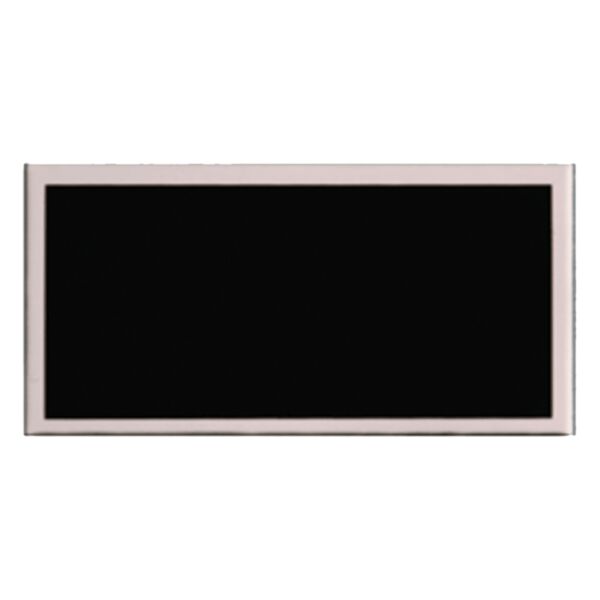 1 3/4" x 4 1/2" Laserable Aluminum Plate with Border Thumbnail