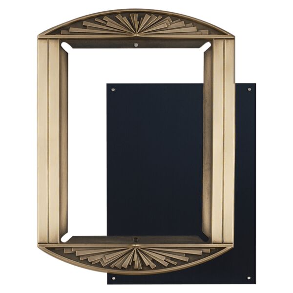 8 1/2" x 12 1/2" Sunburst Frame Casting-Frame Only, Plates Sold Separately Thumbnail