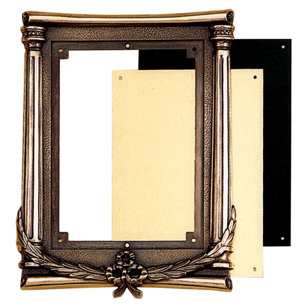 7 3/4"x 10" Antique Column Frame Holder-Frame Only, Plates Sold Separately Thumbnail