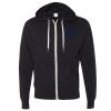 Unisex Heathered French Terry Full-Zip Hooded Sweatshirt Thumbnail