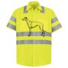 Men's High Visibility Safety Short Sleeve Work Shirt Thumbnail