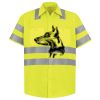 Men's High Visibility Safety Short Sleeve Work Shirt Thumbnail