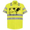 Men's High Visibility Safety Short Sleeve Work Shirt Thumbnail