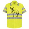 Men's High Visibility Safety Short Sleeve Work Shirt Thumbnail