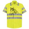 Men's High Visibility Safety Short Sleeve Work Shirt Thumbnail