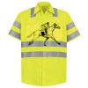 Men's High Visibility Safety Short Sleeve Work Shirt Thumbnail