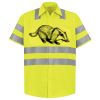 Men's High Visibility Safety Short Sleeve Work Shirt Thumbnail