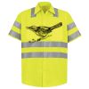 Men's High Visibility Safety Short Sleeve Work Shirt Thumbnail