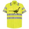 Men's High Visibility Safety Short Sleeve Work Shirt Thumbnail