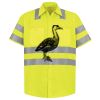 Men's High Visibility Safety Short Sleeve Work Shirt Thumbnail