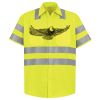 Men's High Visibility Safety Short Sleeve Work Shirt Thumbnail