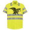 Men's High Visibility Safety Short Sleeve Work Shirt Thumbnail