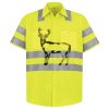 Men's High Visibility Safety Short Sleeve Work Shirt Thumbnail