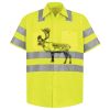 Men's High Visibility Safety Short Sleeve Work Shirt Thumbnail