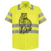Men's High Visibility Safety Short Sleeve Work Shirt Thumbnail