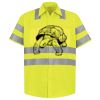 Men's High Visibility Safety Short Sleeve Work Shirt Thumbnail