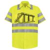 Men's High Visibility Safety Short Sleeve Work Shirt Thumbnail