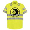 Men's High Visibility Safety Short Sleeve Work Shirt Thumbnail