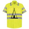 Men's High Visibility Safety Short Sleeve Work Shirt Thumbnail