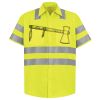 Men's High Visibility Safety Short Sleeve Work Shirt Thumbnail