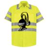 Men's High Visibility Safety Short Sleeve Work Shirt Thumbnail