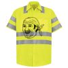 Men's High Visibility Safety Short Sleeve Work Shirt Thumbnail