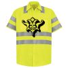 Men's High Visibility Safety Short Sleeve Work Shirt Thumbnail