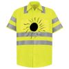 Men's High Visibility Safety Short Sleeve Work Shirt Thumbnail