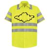 Men's High Visibility Safety Short Sleeve Work Shirt Thumbnail