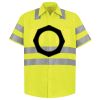 Men's High Visibility Safety Short Sleeve Work Shirt Thumbnail